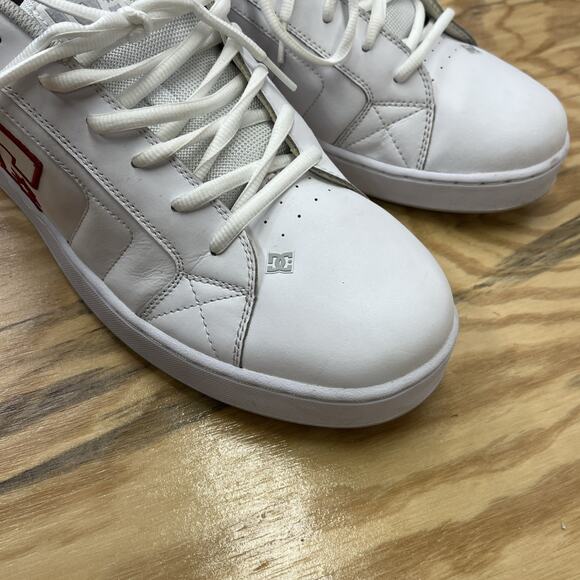 Y2K DC Shoes With Embroidered Side Hit Skater Sneaker Men’s Size 17 Fat Tongue - Picture 6 of 12